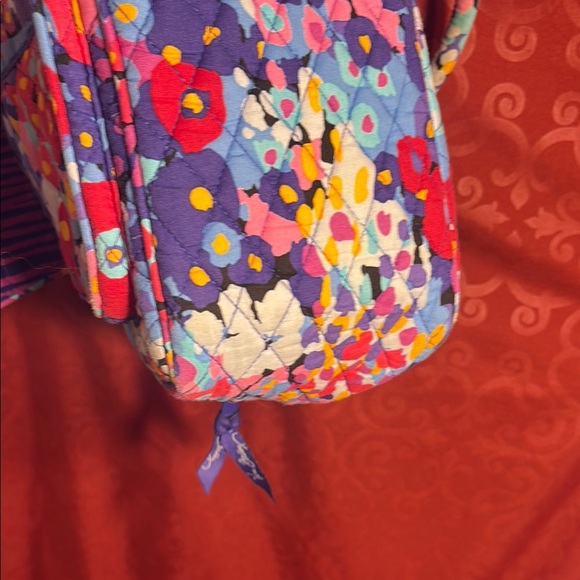 Vera Bradley Colorful Floral Bowler Bag EUC - Picture 12 of 12